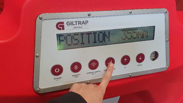 <p>Press "Spread Rate" button to enter "Test Gate" menu</p>
