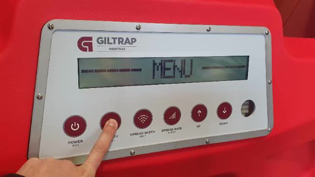 <p>Press and hold the "Density" button until the "MENU" screen disappears</p>