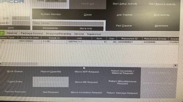 <p>Log onto MES and start Job ( See SOP on MES log on)</p>
