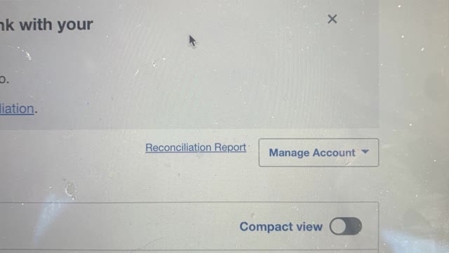 <p>On the reconcile page open manage account which is top right</p>