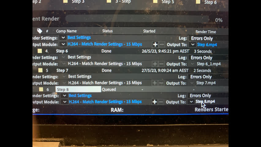 <p>Find the step in the queue you want to export and click on output to</p>
