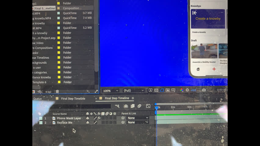 <p>This is made up of a phone mask layer and a replace me layer.
Highlight replace me and delete.</p>
