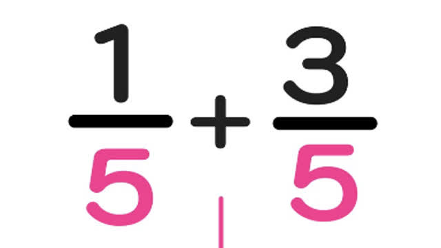 <p>Numerators are the top line in a fraction.
Denominators are the bottom line.</p>