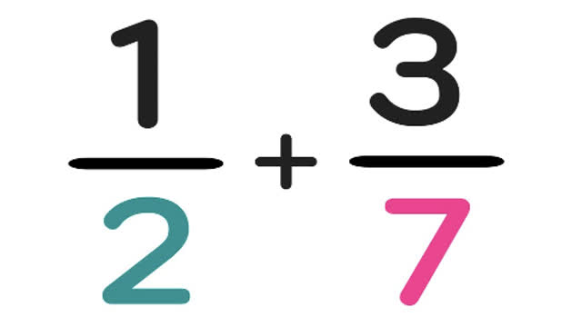 <p>Adding fractions with different denominators.</p>