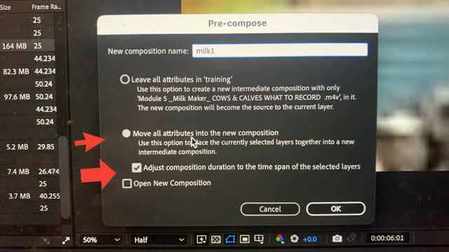 <p>Rename it so you can find it like milk 1 as step 1 in milk knowby.
Press OK.</p>