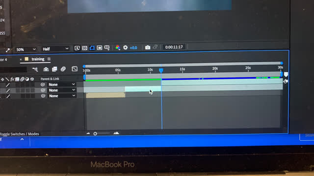 <p>Cut your next clip and precompose it.</p>