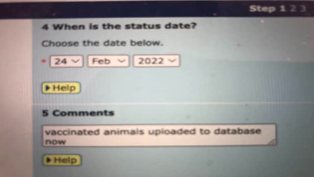 <p>Use today’s date.
In the comment section put what has actually happened</p>