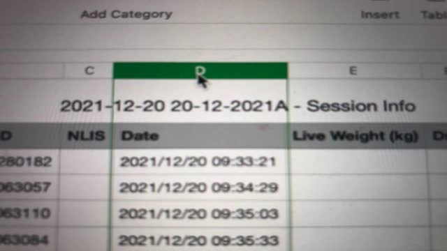 <p>Put the cursor and highlight the column with dates in it and hit the delete button ( not delete column )</p>