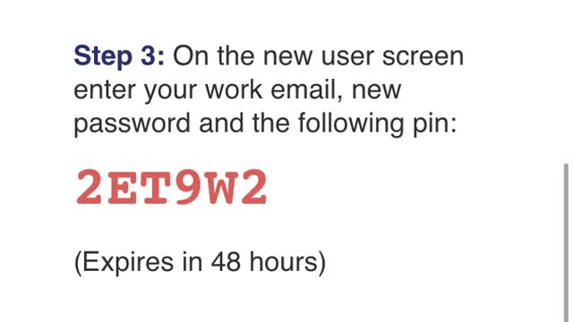 <p>Copy and paste your PIN code in the email and fill out the rest of the details.</p>