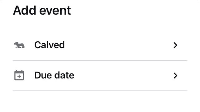 <p>Choose Calved to add event</p>
