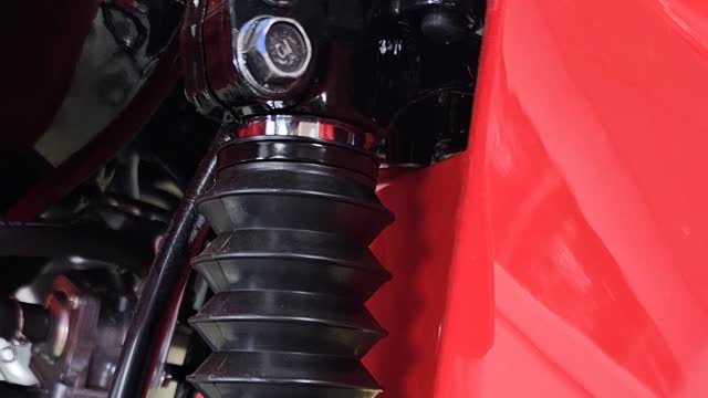 <p>Check the condition of the fork rubber protection,
These keep dust and mud off the fork seals</p>