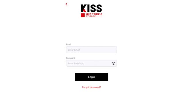 <p>This login will be created from Keep It Simple Storage team or your management team.</p>
