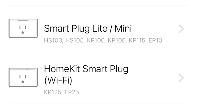 <p>From the "Add a Smart Plug" screen select the "Smart Plug Lite / Mini" tab.</p>