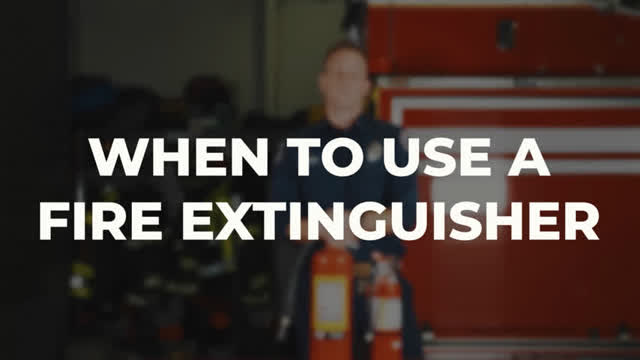 When there is a fire, it can be tempting to grab a fire extinguisher right away, however, there are few important things you need to do beforehand.