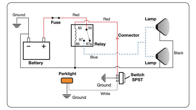<p>Wiring Diagram: Fog Lights</p>