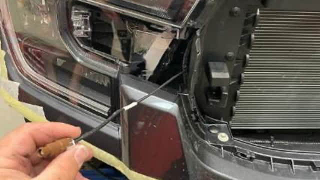 <p>Once camera is secure in place on the bull bar, reconnect the camera extension plug.</p>