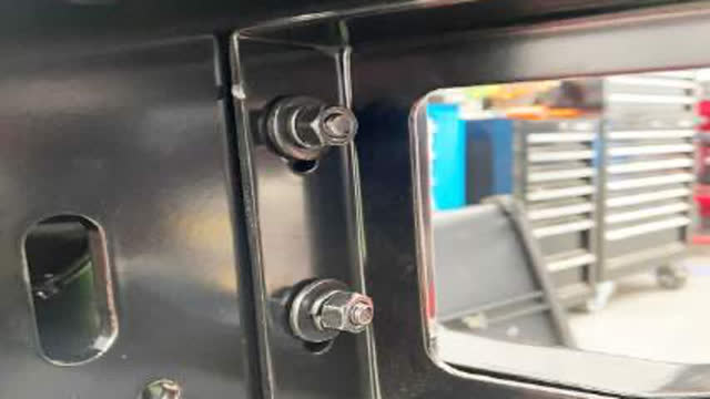 <p>If the vehicle has a factory radar:</p>
<p>Remove the centre mesh from the bull bar and loosen side plate bolts to allow the factory radar to fit between.</p>