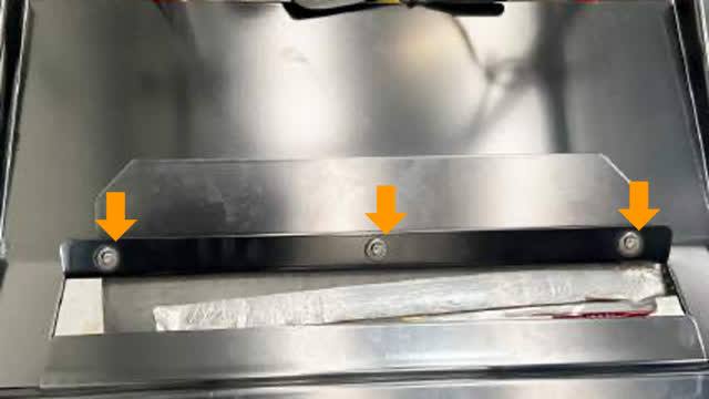<ol start="50">
<li>Install the centre protection plate with hardware supplied and refit the centre factory stone tray.
It’s advised to install the air duct prior to protection plate installation.</li>
</ol>