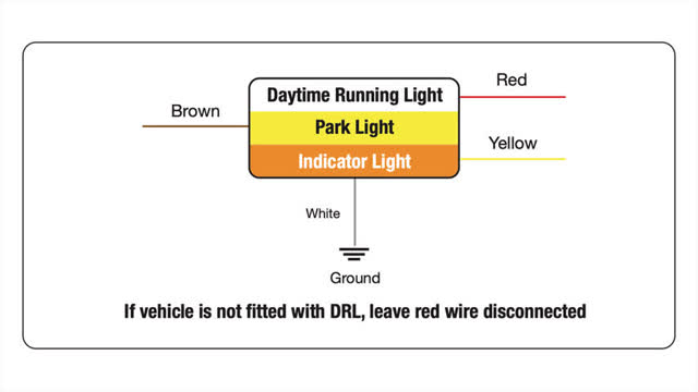 <p>Wiring Diagram: Daytime Running Lights, Parking Lights, Indicator Lights.</p>