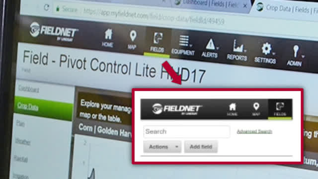 <p>Go to the “fields” tab</p>