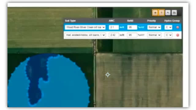 <p>Uploading soil zones from your own maps can be done in the top right tabs.</p>