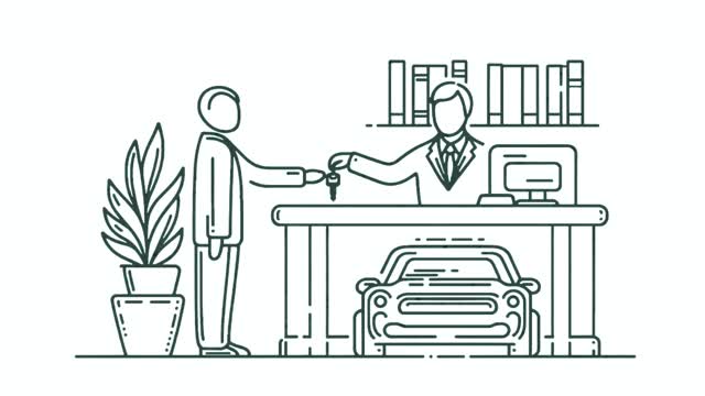 <p>Collect the car keys from the reception desk at your designated pick-up time.</p>