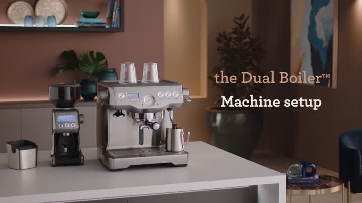 Setting up your espresso machine.