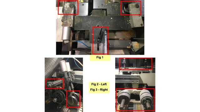 <h4>Set Rollers Correctly</h4>
<ul>
<li>Adjust hold down rollers to allow a 2-5mm gap (Fig 2)</li>
<li>Set side rollers 2-5mm narrower than product width (Fig 1)</li>
<li>Align top feed rollers using top handles (Fig 3)</li>
<li>Ensure gaps on adjusters are 2-5mm and lock in position</li>
</ul>