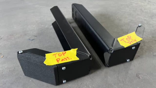 <p>Identify the Supplied Radar Re-mounting brackets.</p>