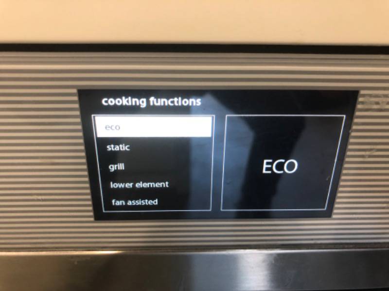 Push it again, and it will bring up all the cooking functions.