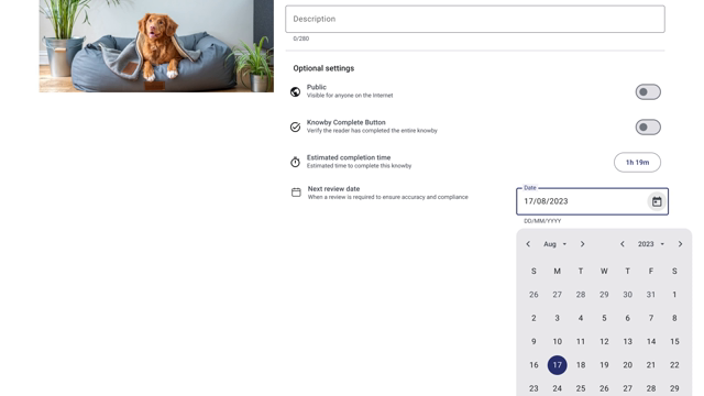 <p>4.3 Ability to assign or report on a review validity period to each SOP and/or category.</p>
<blockquote>
<p>This feature is already in the development pipeline.</p>
</blockquote>