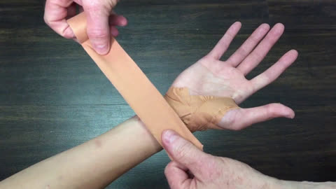 Sports Injuries: Thumb Spica Taping with Rigid Tape