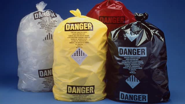<p>Disposal</p>
<ul>
<li>Make sure all waste, including masks, overalls, cloths and plastic sheets are double-bagged in heavy-duty plastic bags, sealed with tape and marked as asbestos waste.</li>
<li>Dispose of the asbestos waste at an authorised disposal site. Contact the local tips in your area to find one that accepts asbestos waste.</li>
</ul>