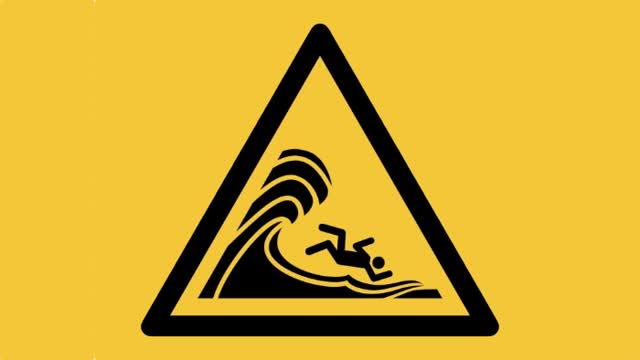 <p><strong>If a large wave approaches</strong></p>
<ul>
<li>The lifeguard should go back, secure the patient and tell him/her to hold their breath as you both go under the wave</li>
<li>Duck under the wave and kick to the surface while holding the rescue tube.</li>
<li>In the shallows, the lifeguard walks backwards to help the patient to dry land while watching the surf.</li>
</ul>