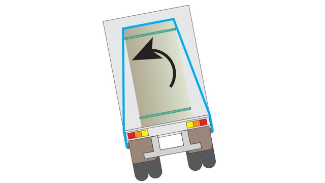 <p>Full loads of reels with heights above 2450 mm will reduce the trailer static roll threshold (SRT) below 0.35 g. This greatly increases the chance of the vehicle rolling over.</p>