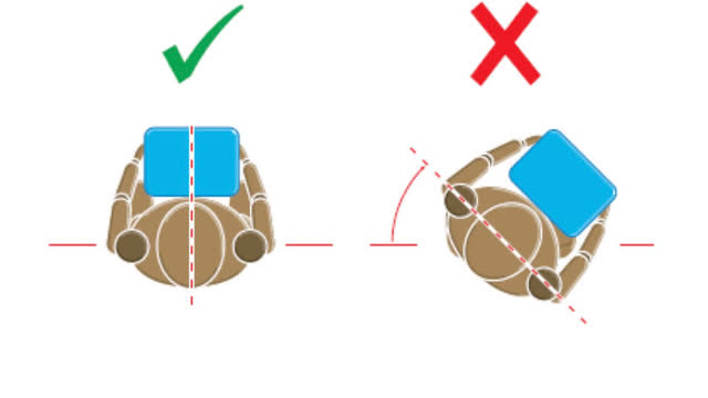 <p><strong>WARNING</strong>
You MUST turn your feet before your back.
Ensuring you DO NOT twist your lower back.
Must keep your back straight at all times.</p>