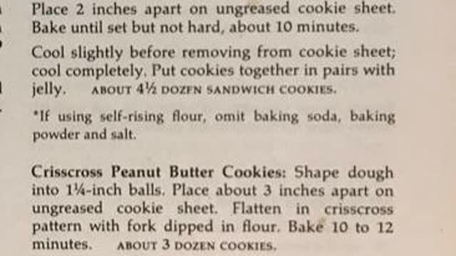 <p>INGREDIENTS.
Betty Crocker Cookbook</p>