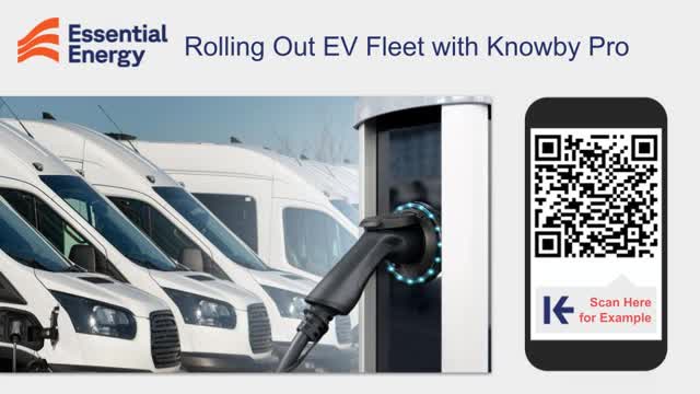 <p>Essential Energy is rolling out an EV fleet and upskilling employees using Knowby Pro. QR Codes installed on EV charging stations provide step-by-step instructions, revolutionising support with self-service. This approach ensures employees quickly adapt to new technology and maintain high standards across the fleet.</p>
