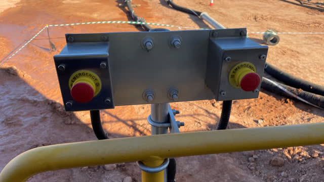 <p>Conduct a visual inspection of the MCC E-Stop (YA08).</p>