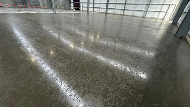 <p>Wait for the product to be absorbed. The rate at which hydrogel will be absorbed will vary depending on various factors, including climate, age of the concrete, porosity of the concrete, finish of the concrete, etc.</p>
