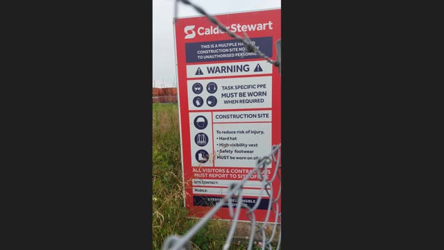 <p>Read the hazard board and site Safety requirements and sign in on entry to the site.</p>