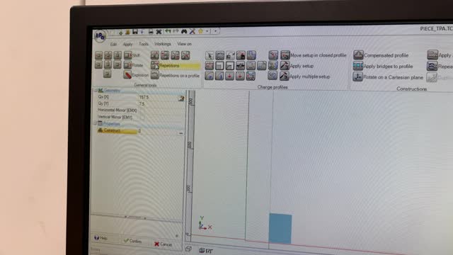 <p>Once the items are selected click "Tools" tab and select "Repetitions" icon.</p>
