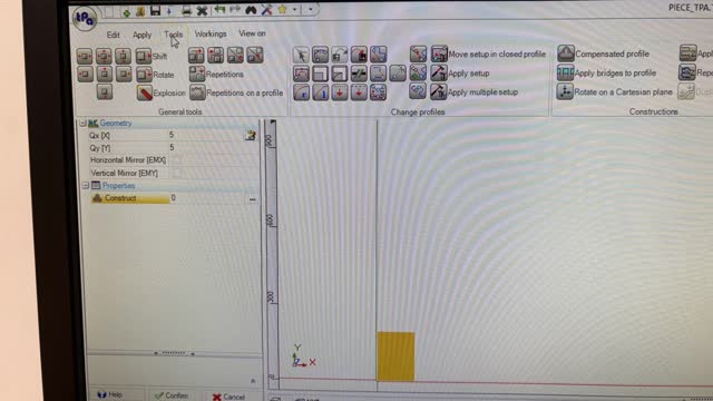<p>Select the “Tools” tab from the menu and “Shift” icon.</p>
