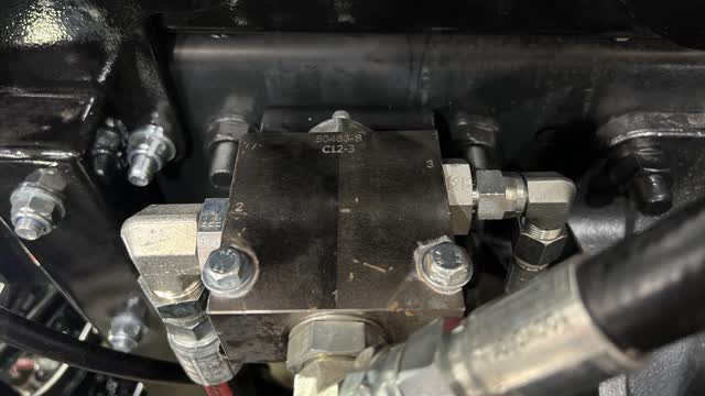 <p>Adjust pressure reducing valve in to exceed 210Bar</p>