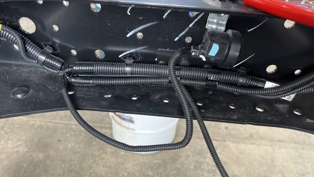 <p>Remove reverse buzzer, cut from harness and keep</p>