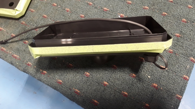<p>Preparation Enclosures.Clean the edges of both the front and back enclosures with isopropyl alcohol.
Apply tape around the edges of each. And, Trim any excess tape to ensure a clean and precise surface.</p>
