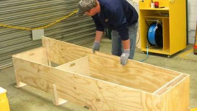 <p>Line up the timber all the way round & using the nail gun secure the Coffin box.</p>