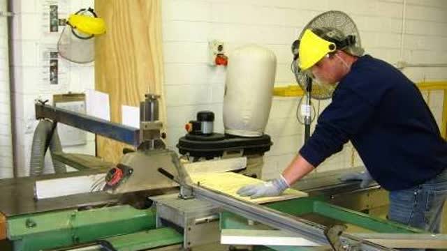 <p>Obtain pre cut pieces of timber and cut to size or join on the Circular Bench Saw.
Your MUST wear faceshield & hearing protection. Ensure protective guard is lowered with minimum blade exposure. Only trained persons are permitted to use the Circular Bench Saw.</p>
