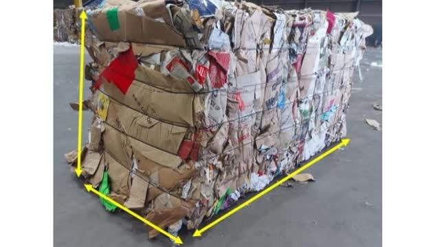 <blockquote>
<p><strong>Recycled Cardboard Bales</strong></p>
</blockquote>
<p>• Cardboard bales come in a variety of dimensions and weights.</p>
