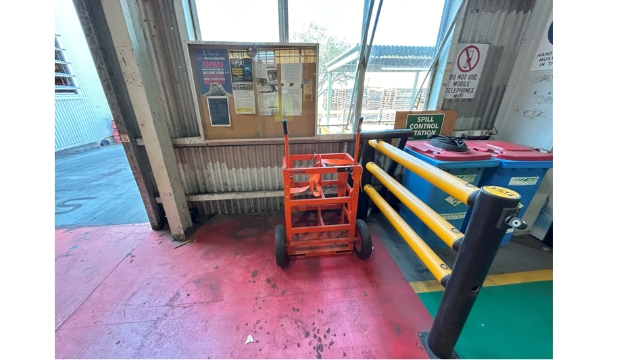 <p>Return trolley to storage area located near the 150 Flexo in the Converting area</p>
